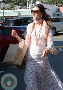 Pregnant Alessandra Ambrosioout shopping in LA - 3