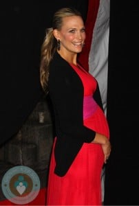 Pregnant Molly Sims at The New York Premiere of 'Safe House'
