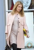 Pregnant Sienna Miller Filming on set of 'A Case of You'