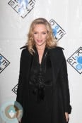 Pregnant Uma Thurman at Room To Grow Event NYC