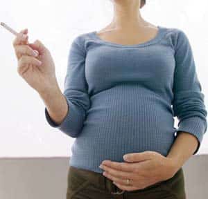 Pregnant smoking