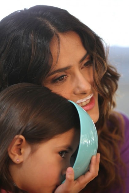Salma Hayek & daughter Valentina in Got Milk ads
