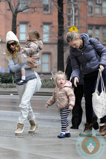 Sarah Jessica Parker does the school run with Marion and Tabitha