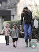 Sarah Jessica Parker with daughters Marion and Tabitha