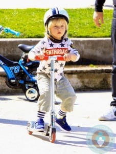 Zuma Rossdale at the park in Santa Monica