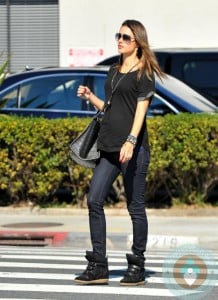 pregnant Alessandra Ambrosio out in LA 2