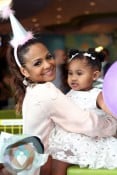 Christina Milian at daughter Violet Nash's 2nd birthday 2