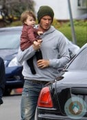 David and Harper Beckham