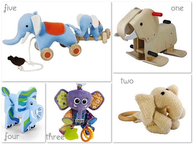 Elephant baby toys