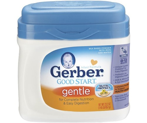 Image of recalled Gerber® Good Start® Gentle Infant Formula