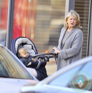 Martha Stewart our with granddaughter Jude in NYC
