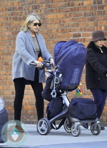 Martha Stewart out for a stroll with grand daughter Jude