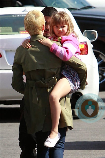 Michelle Williams carrying Matilda Ledger in LA