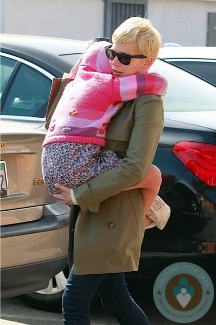 Michelle Williams with daughter Matilda out in LA
