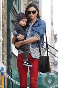 Miranda Kerr and son flynn out in NYC