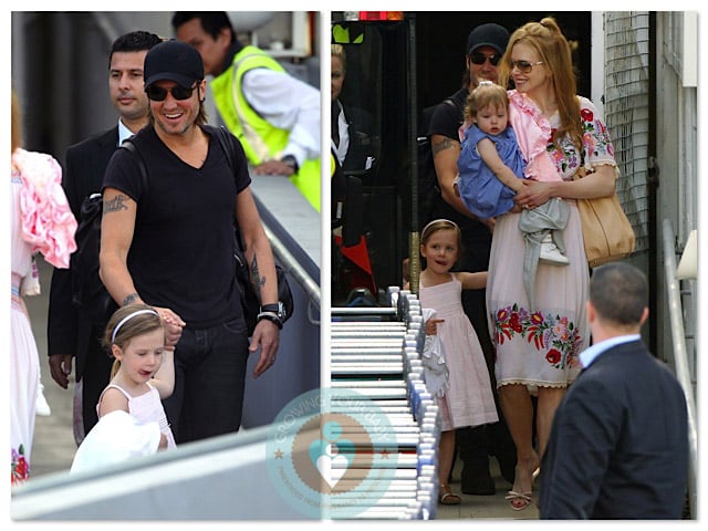Nicole Kidman and Keith Urban touch down in Sydney
