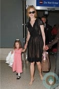 Nicole Kidman and Sunday Rose @ LAX