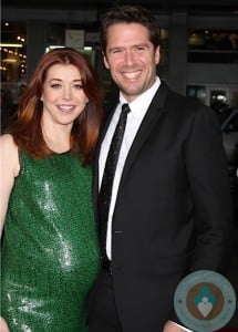 Pregnant Alyson Hannigan, Alexis Denisof @ LA Premiere of American Reunion