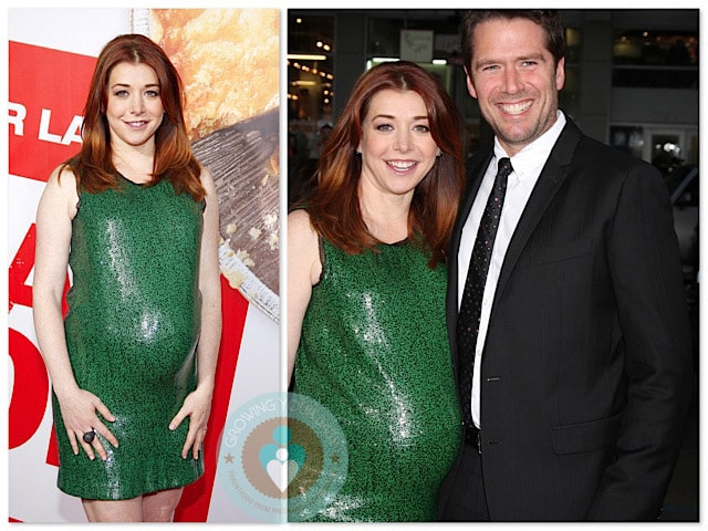 Pregnant Alyson Hannigan, husband Alexis Denisof at LA Premiere of American Reunion