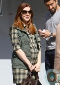 Pregnant Alyson Hannigan out in LA