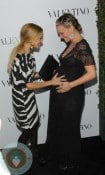 Pregnant Molly Sims Rachel Zoe Red Carpet Valentino 50th Anniversry