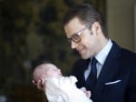 Prince Daniel with princess Estelle