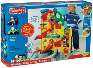 image of recalled Fisher-Price Little People Wheelies Stand 'n Play Rampway