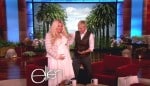 Very pregnant Jessica Simpson on The Ellen Degeneres Show