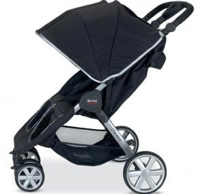 BRitax B-agile double stroller black side