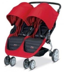 BRitax B-agile double stroller red