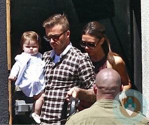 David Beckham, Harper Beckham out for Victoria Beckham's birthday