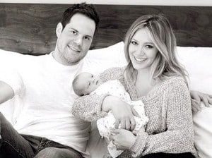 Hilary Duff, Mike Comrie, Luca Comrie