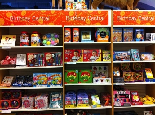 Indigo Kids Birthday section