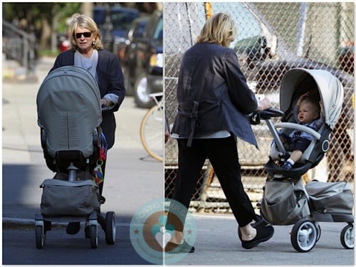 Martha Stewart with granddaughter Jude, stokke Xplory