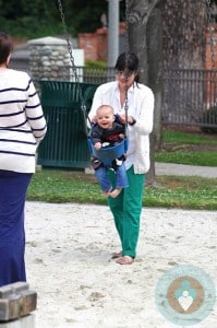 Selma Blair with son Arthur at Coldwater Canyon park