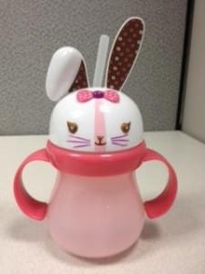 recalled Target Home Bunny Sippy Cup - pink