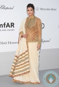 Aishwarya Rai Bachchan Amfar dinner Cannes 2012