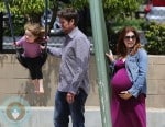 Alyson Hannigan, Alexis Denisof, Satyana Denisof Park LA