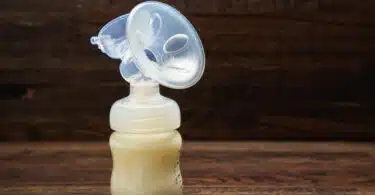 Breast pump bottle