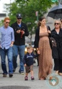 Carson Daly, Siri Pinter, Jackson James shop in NYC