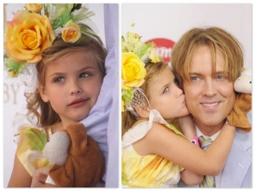 Dannielynn and Larry Birkhead at the Kentucky Derby 2012