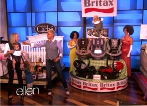 Ellen DeGeneres Mothers day show - britax