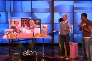 Ellen DeGeneres Mothers day show - shutterfly