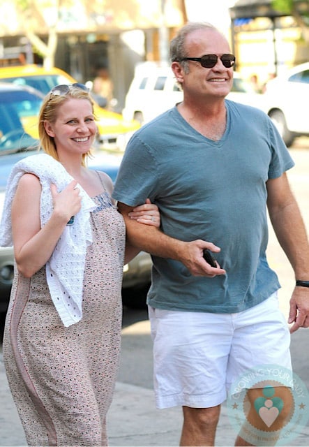 Pregnant Kayte Walsh, Kelsey Grammer out in NYC