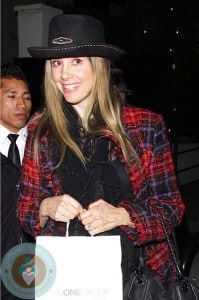 Pregnant Mira Sorvino at STK February 10, 2012