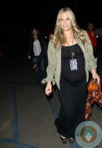 Pregnant Molly Sims Leaving Coldplay concert in LA