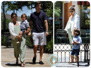 pregnant Kourtney Kardashian, Scott Disick, Mason Disick, Park LA