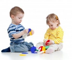 toddlers playing