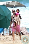 Casper Smart with Emme Anthony in Rio