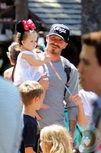 David Beckham, Harper Beckham, Disneyland
